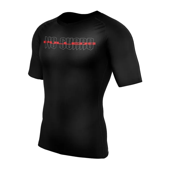 A person wearing a RashTag No Guard Pullers Rash Guard