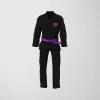 RashTag Open Mat Jiu Jitsu BJJ Gi - Black in Black — studio shot