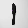 RashTag Open Mat Jiu Jitsu BJJ Gi - Black in Black — flat lay