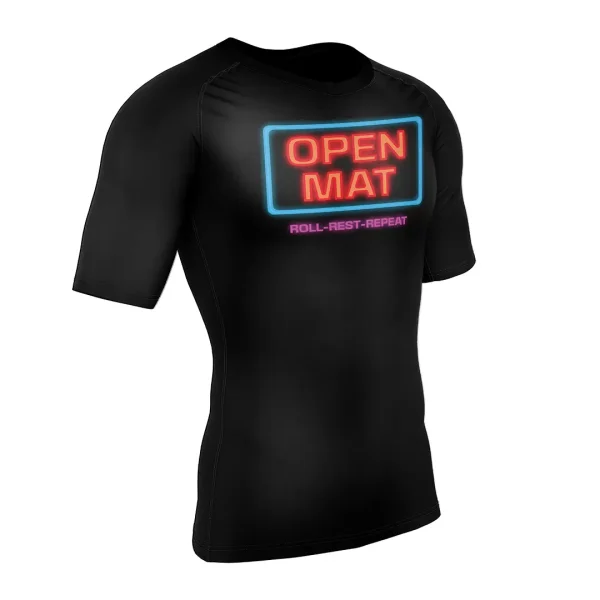 RashTag Open Mat Rash Guard on a white background