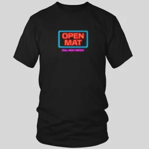 RashTag Open Mat T-Shirt in Black - product image