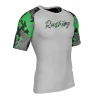 Athletic man wearing RashTag Tactical Camo Rash Guard