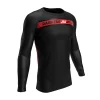 RashTag Titan Rash Guard - Black/Red in Black/Red — on‑body look