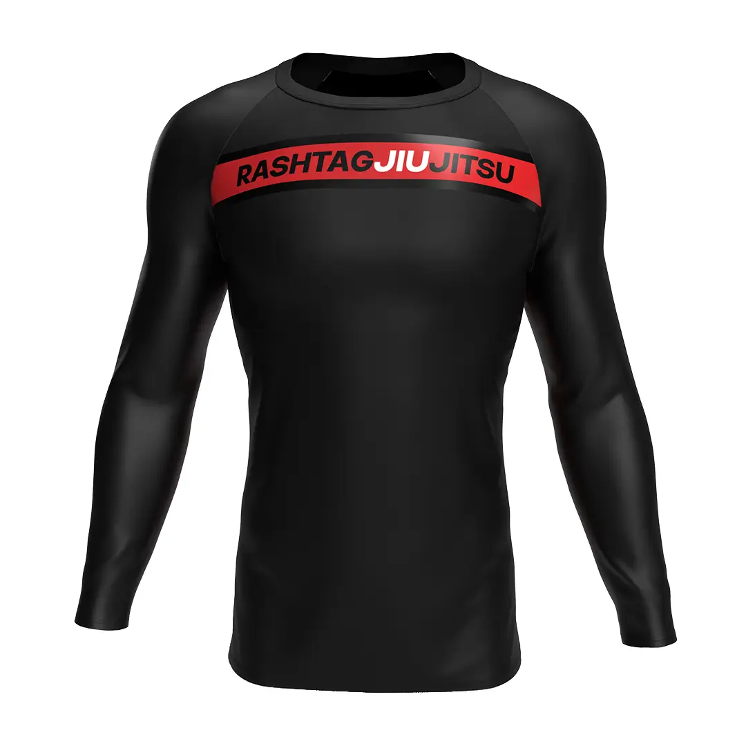 RashTag Titan Rash Guard in Black/Red - product image