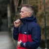 A stylish Scramble Ame Jacket on a neutral background.