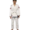 Kid wearing Scramble Athlete BJJ Gi