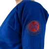 Scramble Athlete Bjj Gi Womens Blue 4 Female athlete wearing a Scramble BJJ Gi