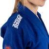 Scramble Athlete Bjj Gi Womens Blue 5 Woman wearing Scramble Athlete BJJ Gi