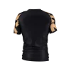 Scramble Baka Rashguard in black and white colors with brand logo