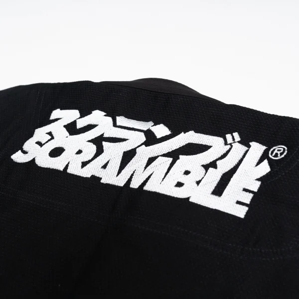 Man wearing Scramble Base-K BJJ Gi