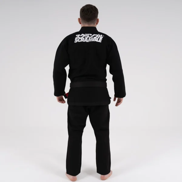 Scramble Base-K BJJ Gi on a plain background