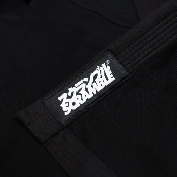 Blue Scramble Base-K BJJ Gi with white belt