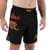 Striking tiger print shorts with a fiery design
