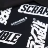 Array of diverse logo designs on shorts