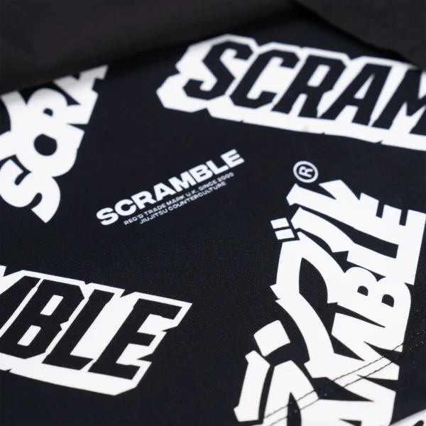 Array of diverse logo designs on shorts