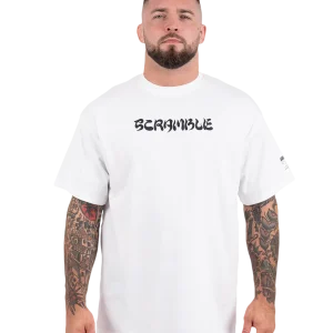 A person wearing the Scramble Furinkazan T-Shirt
