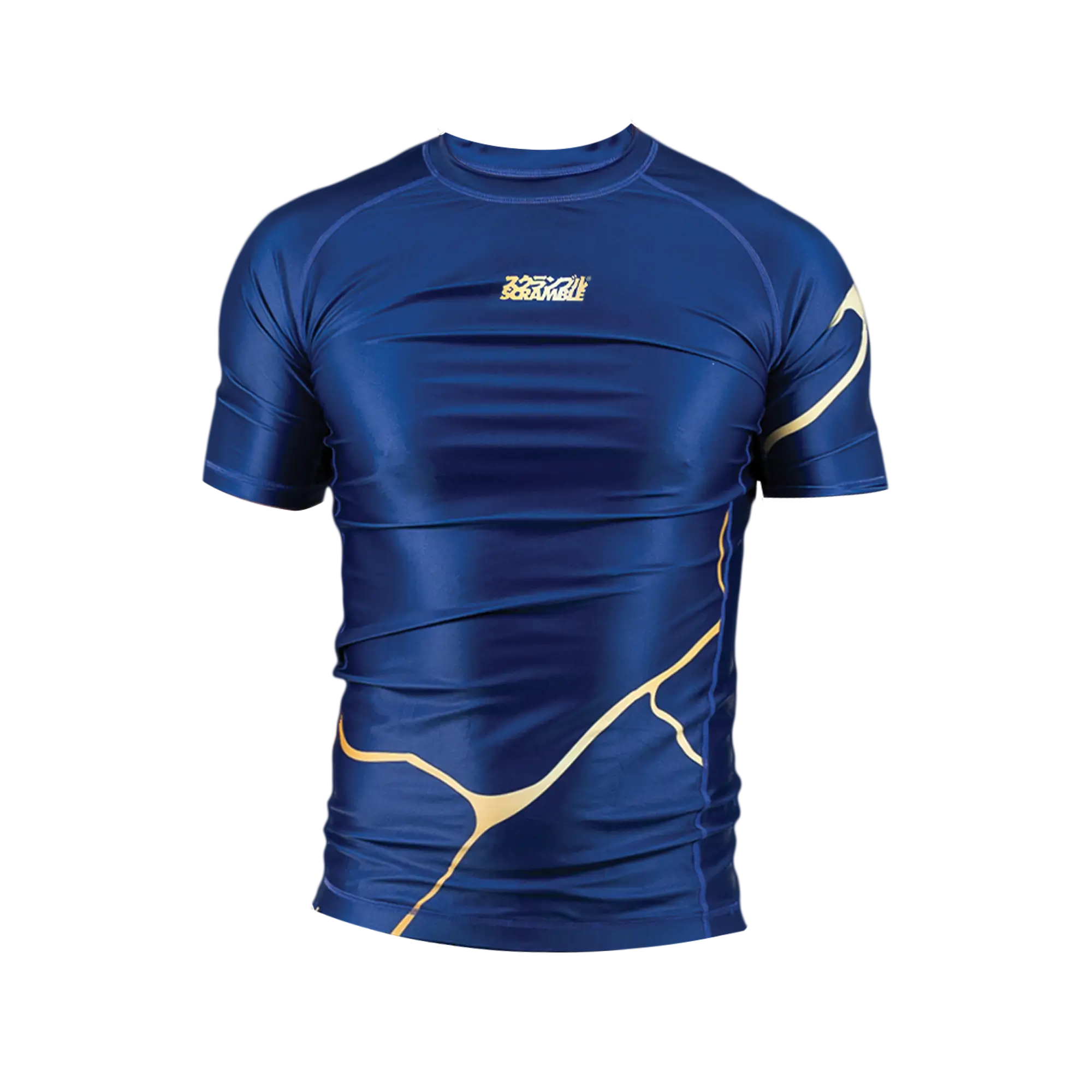 Man wearing Scramble Kintsugi Rashguard