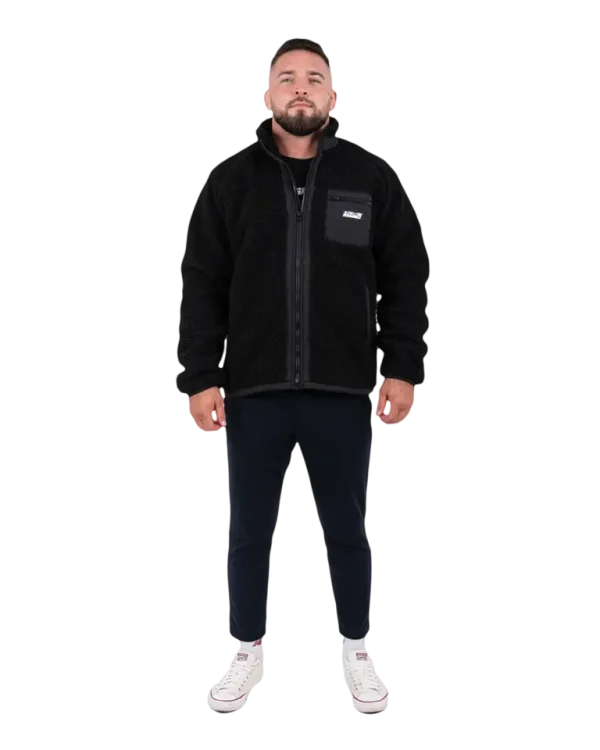 Scramble Mushin Fleece Black 4 Blue Scramble Mushin Fleece Jacket