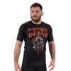 Scramble or Dead rashguard on a white background.