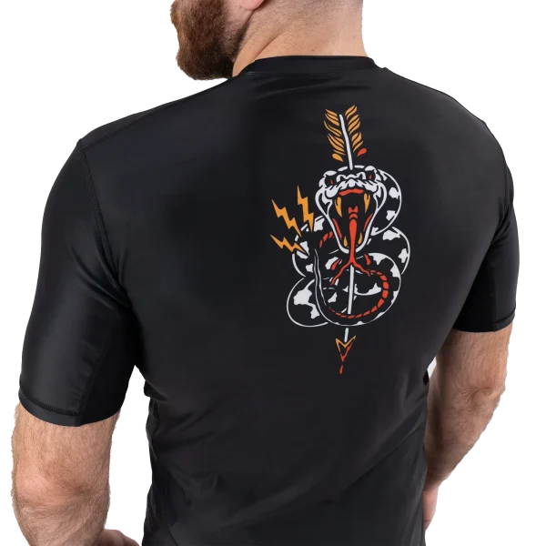 A Scramble or Dead Rashguard in action