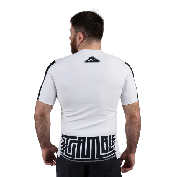Scramble Ranked Rashguard on a white background