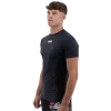 Close up image of Scramble Shinobi Compression Top with short sleeves