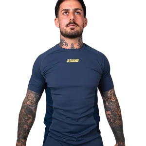 Scramble Shinobi Compression Top Short Sleeve in action.