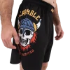 Pair of Scramble Viking Shorts displayed on white background