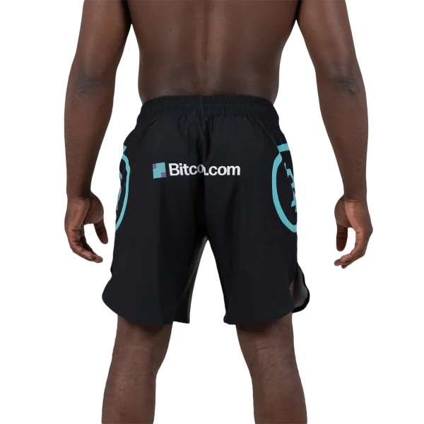 Scramble X Bitcoin Com Shorts Black 2 Illustration of Scramble x Bitcoin.com Shorts