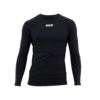 Scramble Shinobi Long Sleeve Compression Top Black Scramble Shinobi Compression Top long sleeve shirt featured on white background.