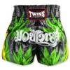 Twins Special Muay Thai Shorts On Display Twins Special Grass Muay Thai Shorts TBS54-GR in action