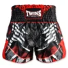 TBS55-DE Twins Special Demon Muay Thai Shorts Twins Special Demon Muay Thai Shorts TBS55-DE on a white background