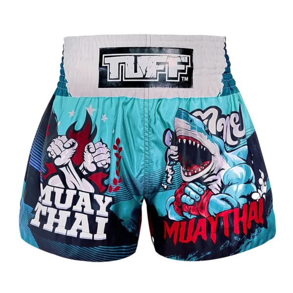 TUFF Muay Thai Shorts The Carcharodon MS673 in action