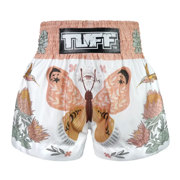 TUFF Muay Thai Shorts The Origin of Hope MS678 in action