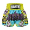 TUFF Muay Thai Shorts Trippy Skull MS682 design