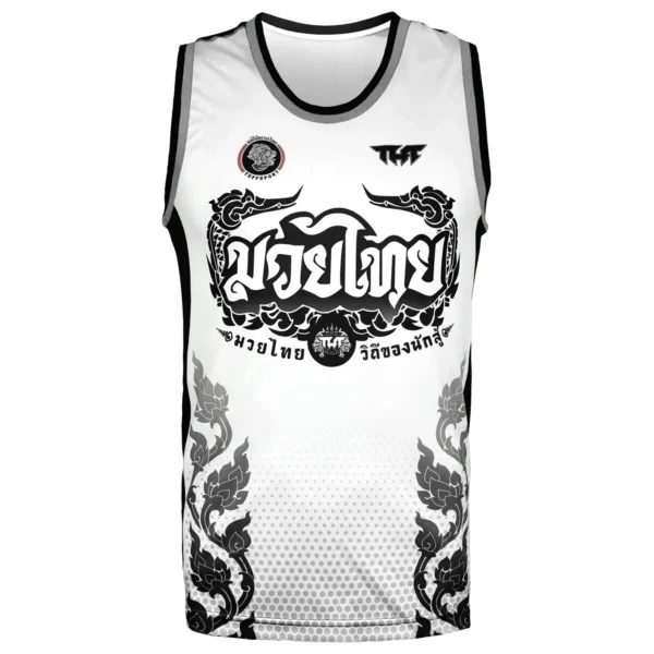 Man wearing TUFF Vest Tank Top The Great Hongsa TT101