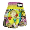 Tuff Kids Muay Thai Shorts The Savage Boy Rms105 Yellow 3 TUFF Kids Muay Thai Shorts The Savage Boy RMS105 displayed on white background