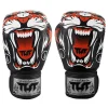 TUFF Muay Thai Boxing Gloves with unique tiger print design