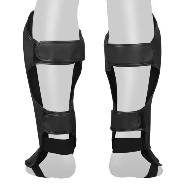 Pair of TUFF Muay Thai Shin Guard Pads with Tiger design