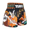 TUFF Muay Thai Shorts Autumn Sunray MS652 on white background