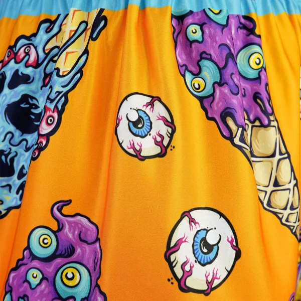 TUFF Muay Thai Shorts Eye-Scream MS681 in detailed view
