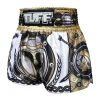 Tuff Muay Thai Shorts Golden Gladiator Ms634 White Gold 1 TUFF Muay Thai Shorts Golden Gladiator MS634