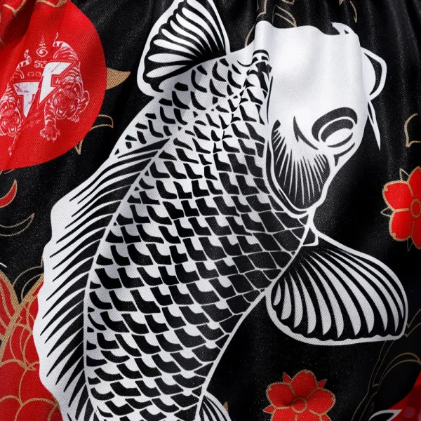 TUFF Muay Thai Shorts Japanese Koi Fish MS638