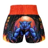 TUFF Muay Thai shorts with werewolf graphics