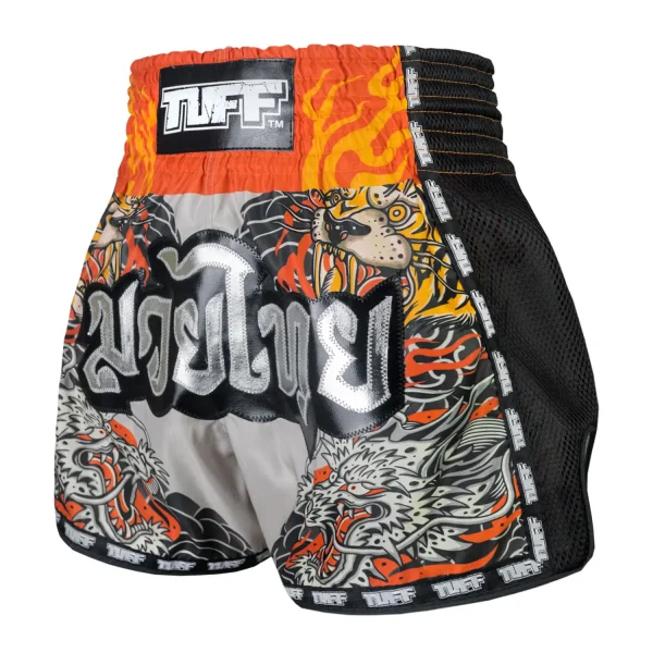 TUFF Muay Thai Shorts New Retro Style The Japanese Yin-Yang MSC106