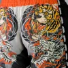 TUFF Muay Thai Shorts New Retro Style The Japanese Yin-Yang MSC106