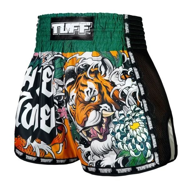 TUFF Muay Thai Shorts New Retro Style Tora Mori to Kingyo MSC105