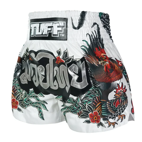 Pair of TUFF Muay Thai Shorts Origin of Thai Rooster MS677
