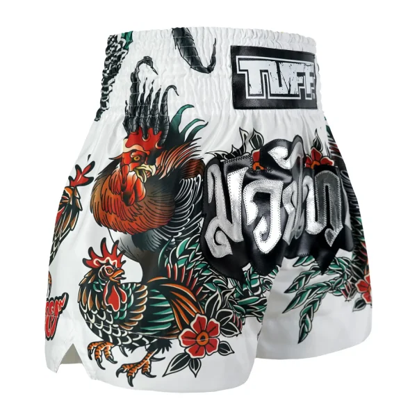 Pair of TUFF Muay Thai Shorts Origin of Thai Rooster MS677