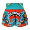 TUFF Muay Thai Shorts The Half-Sun Light MS672 on a white background